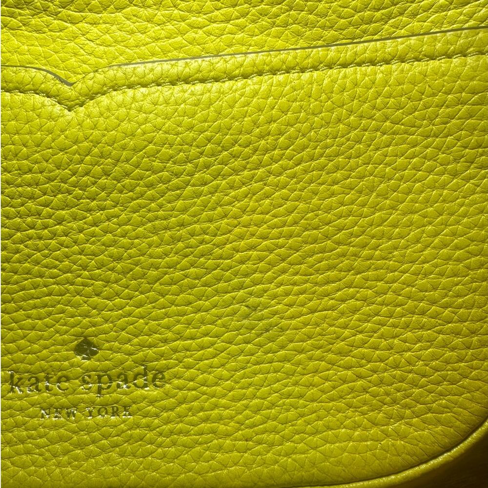 Kate Spade Kourtney Yellow Leather Camera Crossbody Bag Tassel - Picture 11 of 11